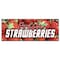 Signmission FRESH STRAWBERRIES BANNER SIGN fruit stand produce farm farmer market u pick B-Fresh Straw Berries - alternate 1